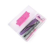 Kit de manucure de qualité supérieure, 10 pièces, lime à ongles, coupe-ongles et repousse-cuticules, ensemble de soins des doigts