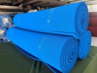Feuilles d'éponge en silicone bleu résistantes aux hautes températures, densité personnalisée 100 kg, 150 kg, pour tables en fer