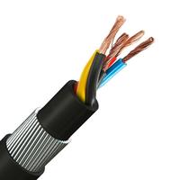 Cable de alimentación blindado SWA de 0,6/1kv con conductor de cobre nominal de 16A y aislamiento de PVC para construcción