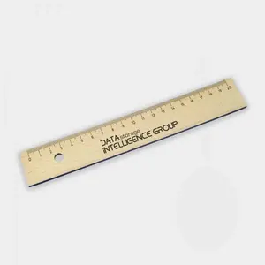 Righello in legno 20 cm personalizzabile per merchandising - Product Image 1