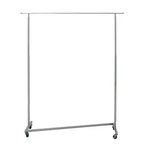 High End Simple Garment Rolling Clothes Rack