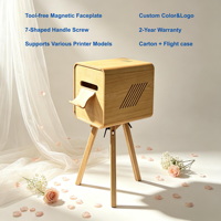 Meuble de rangement rétro en bois pour imprimante, compatible DNP DS620 RX1HS HITI P525L, idéal pour la location de cabines photo et les événements professionnels