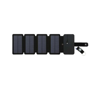 Cargador Solar Plegable para Viajes, Dispositivo Portátil con Salida USB de 2.1A, Fuente de Alimentación para Mochila de Senderismo y Campamento - Product Image 1