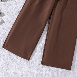 Completo da ragazza molto venduto, giacca a maniche lunghe con stampa irregolare e pantaloni, <span class=keywords><strong>abbigliamento</strong></span> autunnale in due pezzi. - Product Image 6