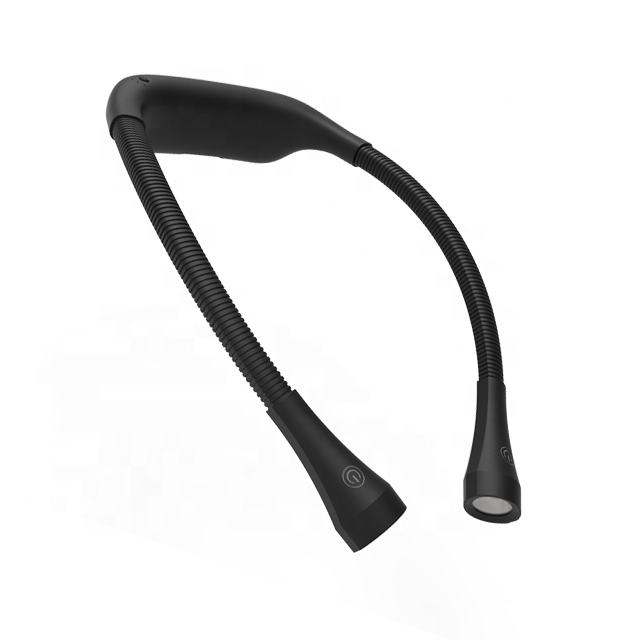 LED reading lamp Variety book light hanging neck reading creative work lampHugging lamp portable headband
