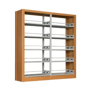 Trường Kim Loại Đôi Bên Thép Sử Dụng Trung Quốc Thiết Kế Hiện Đại Bibliotheque <span class=keywords><strong>Bookshelf</strong></span> Thư Viện Thép Công Nghiệp Thư Viện <span class=keywords><strong>Bookshelf</strong></span> - Product Image 1