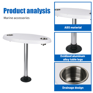 Mesa de Centro para Té y Café BST Marine con Portavasos de Acero Inoxidable, Material de Casco de ABS+Aleación de Aluminio para Barcos - Venta al por Mayor - Product Image 3