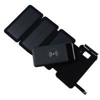 Fabricant de Shenzhen Chargeur solaire personnalisé Banque d'alimentation avec chargeur sans fil pour téléphone portable