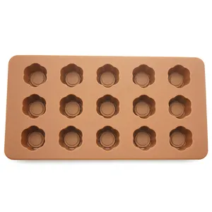 Антипригарная силиконовая форма для шоколада, 15 ячеек