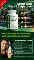 Capsules de soutien aux cellules souches AFA Spirulina Fucoidan 60 unités OEM Marque privée