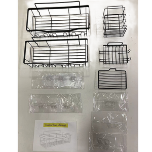 2024 GQK High Quality Modern Design Free Punching Wall-mounted Soap <b>Shelf</b> for Bathroom <b>Corner</b> Toiletries Storage <b>Shelf</b> - Product Image 3