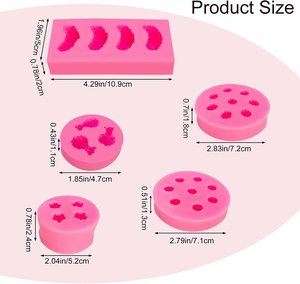 Moldes para <span class=keywords><strong>Fondant</strong></span> en forma <span class=keywords><strong>de</strong></span> fruta, moldes <span class=keywords><strong>de</strong></span> silicona para jabón 3D, caramelo, fresa, naranja, piña, Raspberry y arándano - Product Image 5