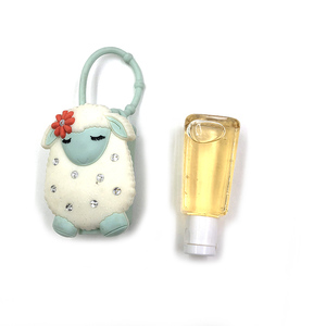 Nouveauté 2022 : Étui en plastique personnalisé pour flacon de désinfectant pour les mains, mignon, format <span class=keywords><strong>poche</strong></span>, 30 ml, avec support en silicone et flacon <span class=keywords><strong>vide</strong></span> - Product Image 5