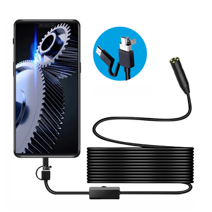 <span class=keywords><strong>Camera</strong></span> Nội Soi Kiểm Tra 3 Trong 1 Mới AN100/14 Ống Kính Lấy Nét Tự Động Kính Ngắm Chống Nước 5MP HD1944P Cáp 2M Type-C Cho Điện Thoại Android - Product Image 1