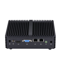 Qotom PC industriel Celeron 3217U processeur double cœurs 1.8GHz VGA conception sans ventilateur Mini PC