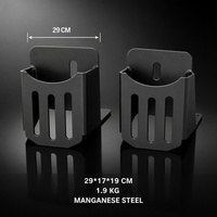 Support de fixation robuste pour barre lumineuse et projecteur, pour pare-chocs avant Ford Bronco, en acier au manganèse, direct usine