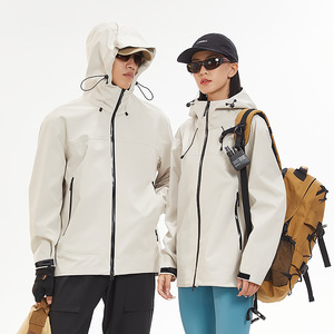 <span class=keywords><strong>GB</strong></span> Anti-tormenta traje de esquí para hombres mujeres 100% poliéster chaqueta de concha dura para pesca montar senderismo Camping patrón de letras - Product Image 4