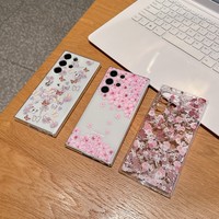 Coque de téléphone portable en TPU style Instagram compatible Google Pixel 10/9A, design rétro rose papillon fleur de cerisier, protection 360°