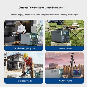 Centrale électrique mobile d'extérieur grande capacité 5 degrés, 220V, pour stand de restauration, camping, famille, et stockage d'énergie d'urgence - Product Image 3