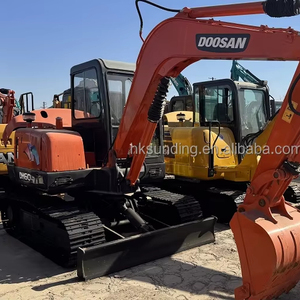 รถขุดมือสองคุณภาพสูงจากเกาหลีใต้ Doosan DH60 DH70 DH55 ขนาด 6 ตัน สภาพ 98% ใช้งานน้อย ชั่วโมงการทำงานต่ำ เครื่องยนต์ EPA CE พร้อม PLC แบริ่ง และปั๊ม - Product Image 3