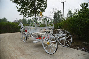 Carruaje de Caballos Clásico de Cenicienta, Mini, Blanco, Eléctrico, para Bodas, Princesas, Estilo Real, en Venta (OEM) - Product Image 4