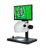 Microscope numérique 4K de 13,3 pouces avec zoom continu 3D, capteur SONY et logiciel de mesure pour la réparation de PCB SMT