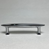 Poignées de meuble ovales concaves modernes et minimalistes en alliage de zinc brossé/polissé pour armoires, tiroirs et penderies