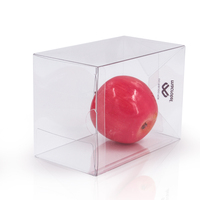 Boîtes cadeaux rectangulaires transparentes en PVC, boîtes à dragées transparentes pour bonbons, friandises de mariage et de la Saint-Valentin, emballage élégant facile à assembler