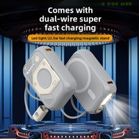 FOX-Batterie externe sans fil K30S 3C haute capacité certifiée norme nationale, charge super rapide type-c 22.5W avec câble intégré
