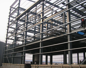 Structure en acier préfabriquée pour bâtiment de grande hauteur à plusieurs étages Q355b Q235B, structure en acier lourd pour entrepôt, atelier - Product Image 3