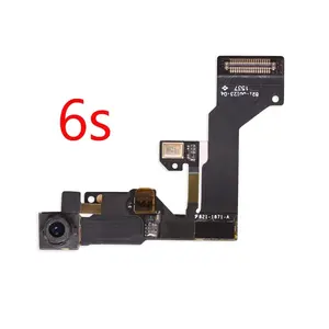 Pequena câmera frontal flexível original para iphone 6 6s 7 8 plus x xr, sensor de proximidade, câmera traseira, cabo flexível, peças de reparo do telefone