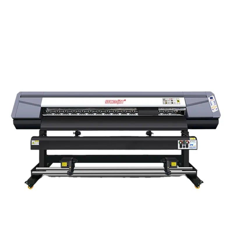 STORMJET 1.8m Digital Inkjet Printer Tarpaulin Printer Sticker Printing Machine i3200 Eco Solvente Impressora