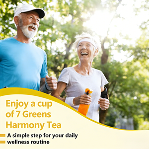 OEM ODM Ready to Ship 7 Greens Harmony <b>Tea</b> Bags Natural Hawthorn Burdock Blend Vegan GMO Free for Overall Wellness - Product Image 3