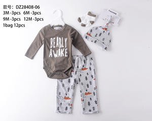 Ensemble 4 pièces pour enfants : sweat à capuche à manches longues, chaussettes, coton, printemps automne - Product Image 6