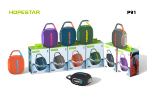 Altavoz HOPESTAR P91 Mini, Subwoofer Deportivo Inalámbrico, Diseño Clásico, Portátil, Resistente al Agua, con Iluminación LED RGB, <span class=keywords><strong>CLIP4</strong></span> - Product Image 3