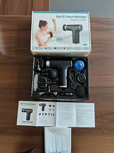 2025 Hot Selling <strong>Portable</strong> Deep Tissue Percussion Massage Gun <strong>Vibrator</strong> Relax Muscle Relieve Fatigue Heat Cold Massage Gun - Product Image 6