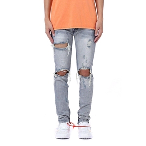 DiZNEW OEM Pantalon en jean déchiré personnalisé de haute qualité Destoryed Mans Jeans - Product Image 1