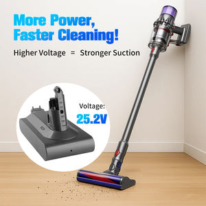 Batería de Repuesto de 3000mAh y 25.2V para <span class=keywords><strong>Dyson</strong></span> V6 <span class=keywords><strong>V7</strong></span> V8 V10 V11, Batería Recargable de Iones de Litio Compatible con Motorhead - Product Image 6