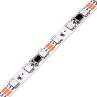 Bande LED intelligente RGB WS2811 résistante à la corrosion, 12V, 60 LED, personnalisable pour l'éclairage de scène, l'éclairage de mariage
