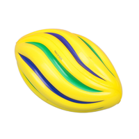 Logo personnalisé en mousse PU couleur impression spirale Football Rugby soulagement du Stress balle d'exercice de la main lente montée jouets à presser pour les enfants
