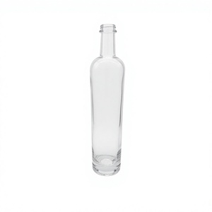 Logotipo de calcomanía personalizado 750ml/700ml whisky Gin <span class=keywords><strong>Vodka</strong></span> botellas de vidrio con corcho estampado en oro Color personalizado para almacenamiento de licor - Product Image 6