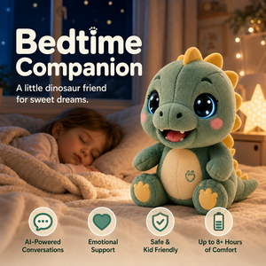 ตุ๊กตาไดโนเสาร์น่ารักพูดได้ AI T-Rex ของเล่นนุ่มนิ่ม ของขวัญวันเกิดสำหรับเด็กชายหญิง คาวาอี้ - Product Image 3