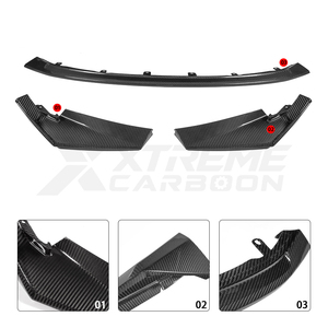 Kit carrosserie XTREME en fibre de carbone sèche, séparateur de pare-chocs avant, spoiler, diffuseur avant, déflecteur d'air avant pour <span class=keywords><strong>BMW</strong></span> G80 G82 G83 M3 M4 style CSL - Product Image 6