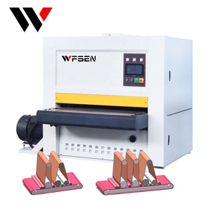 WFSEN Pompe à moteur de ponceuse à bois automatique à bande large industrielle pour contreplaqué MDF ponçage de surface de bois certifié CE ISO - Product Image 1