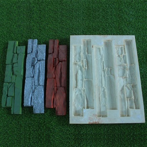 Molde de Piedra Artificial para Revestimiento de Fachadas de Casas, Ladrillo Rojo Antiguo, Revestimiento de Goma - Product Image 1