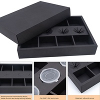 Heißer Verkauf: Brownies-Keks-Waffelstangen-Box mit Trennwänden – Süße Schokoladenboxen zum Teilen, Catering-Dessert- und Snackplatten-Box