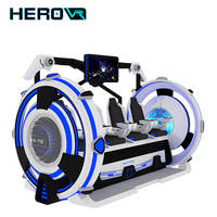 HEROVR Metaverse 9D Capsule 4 places casque VR simulateur de jeu 9D chaise de mouvement de cinéma pour usage domestique éducation montagnes russes