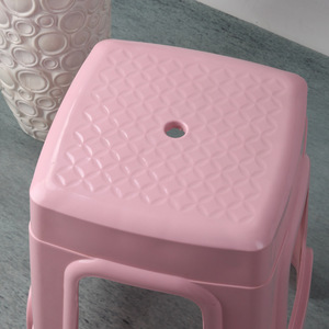 <b>Plastic</b> <b>Stool</b> 28x38x48cm Stackable Non Slip Square Home <b>Stool</b> Scandinavian Style Adult Use Polypropylene Material - Product Image 2
