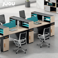 Meubles de bureau modernes, table portable pour ordinateur portable, cloison modulaire pour poste de travail, table d'extension pour 2, 4 ou 6 personnes