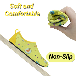 Nouvelle arrivée dessin animé garçons filles anti-dérapant pieds nus chaussures imperméable néoprène enfants plage chaussures de sports nautiques - Product Image 5